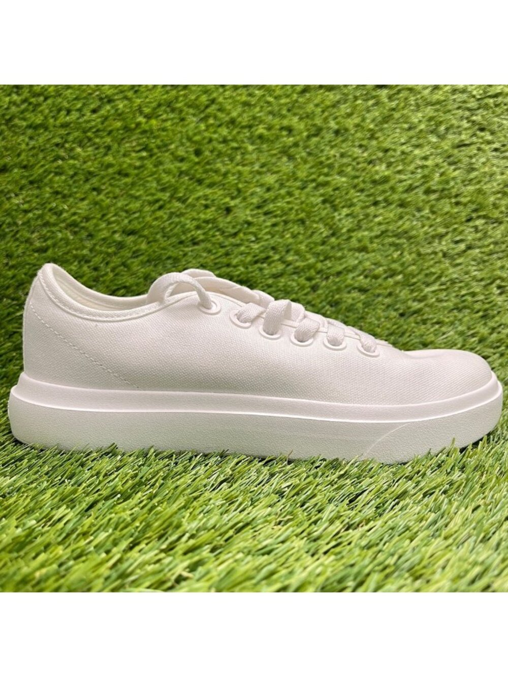 Allbirds Canvas Piper 2 Womens Size 6 White Athletic Running Shoes Sneakers